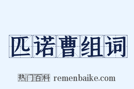 匹诺曹组词是什么意思的图片